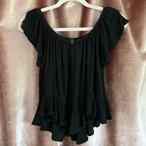 Black Free People Top